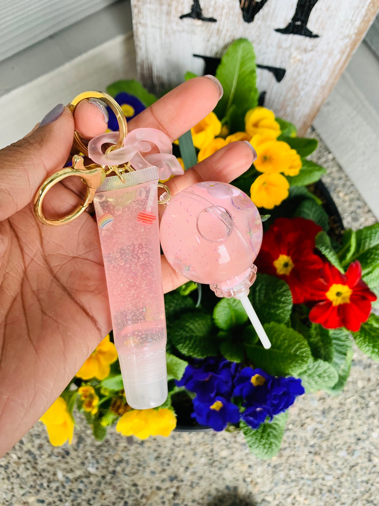 Lollipop Candy Keychain