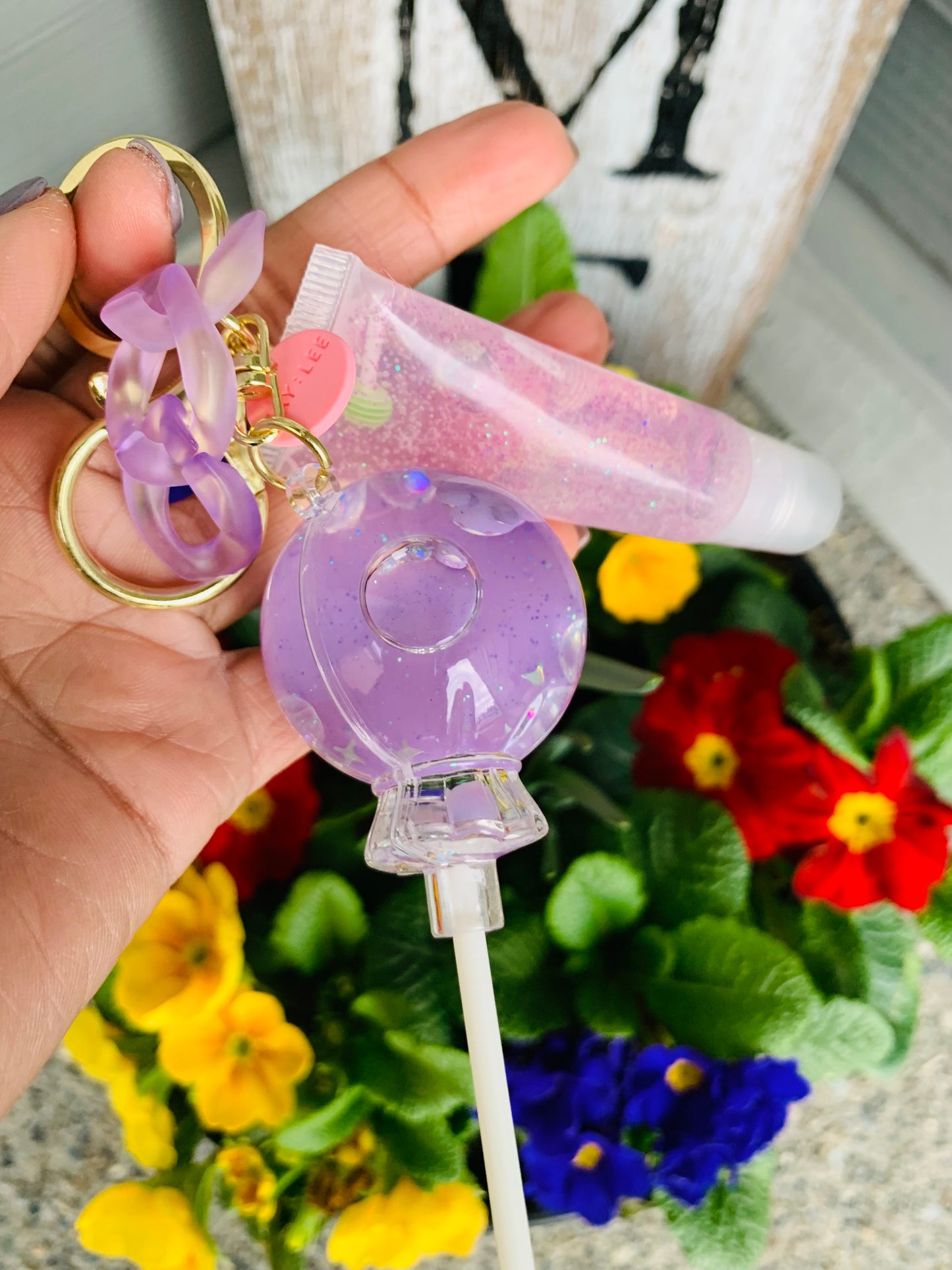 Lollipop Candy Keychain