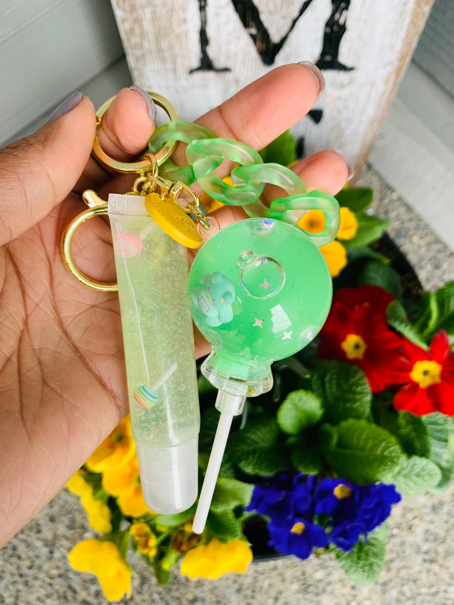 Lollipop Candy Keychain